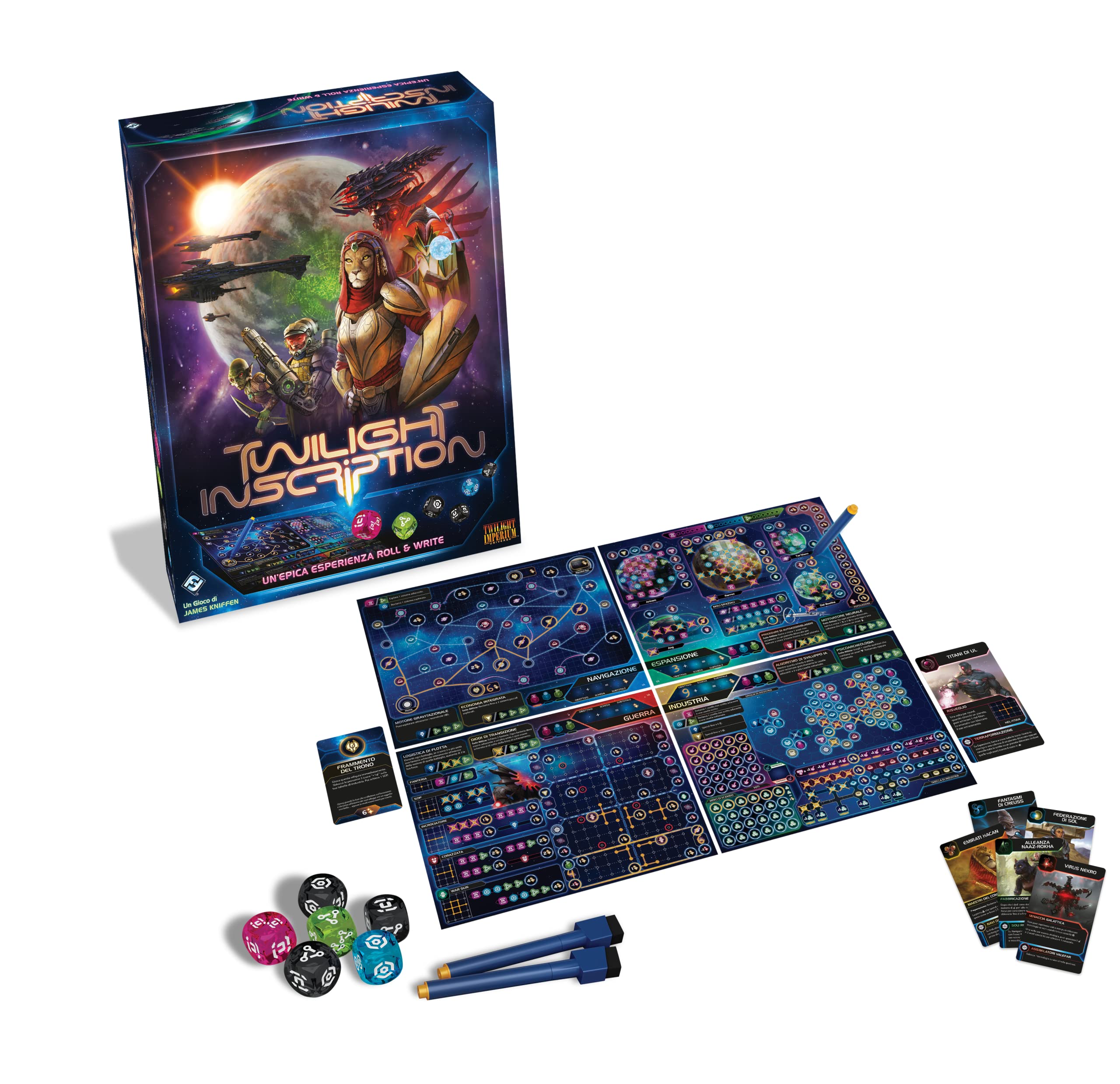 Asmodee - Twilight Inscription, Jeu de Table, 1-8 Joueurs, 14+ Ans, édition en Italien