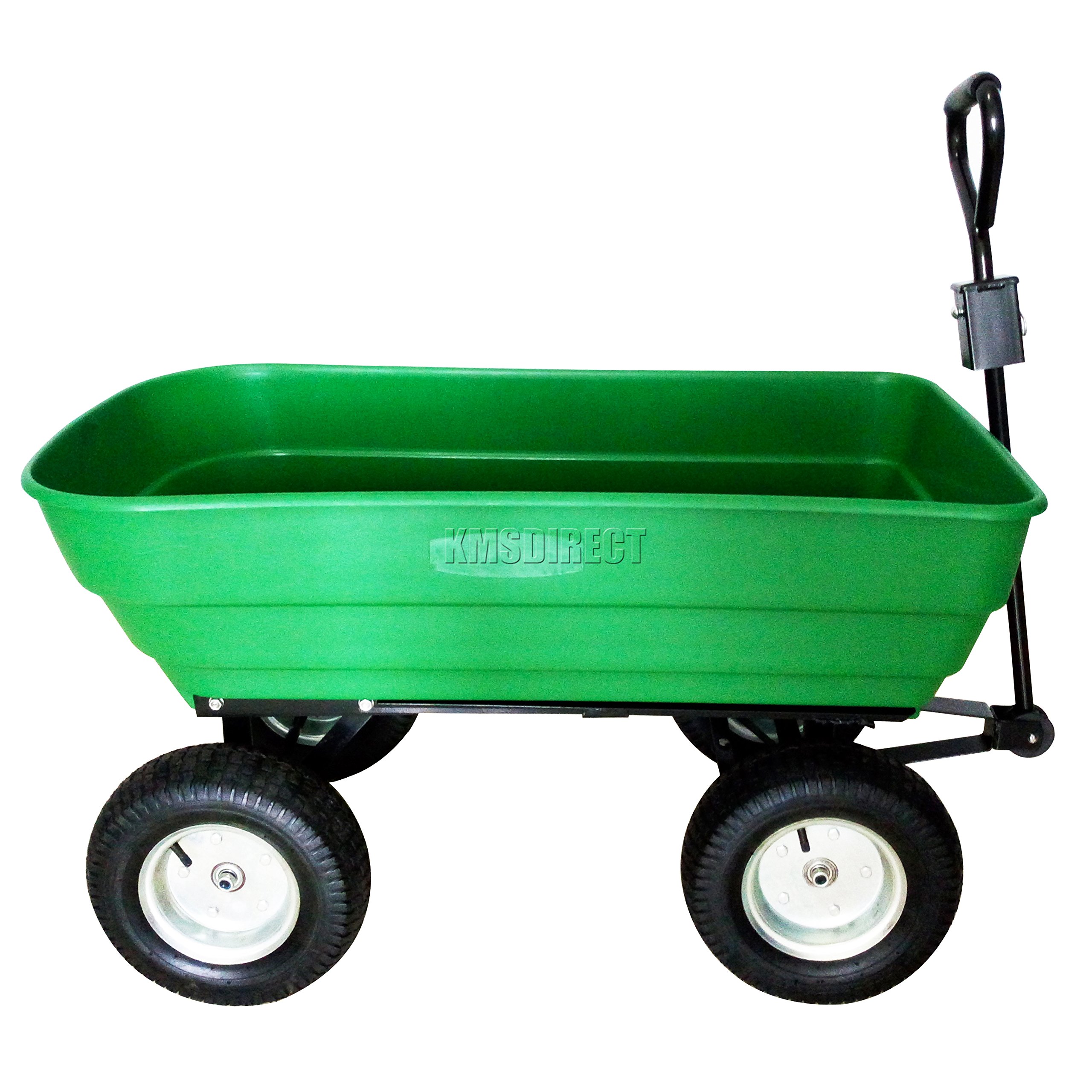 BIRCHTREE New Heavy Duty Garden Dump Truck Tipping Trailer Tipper