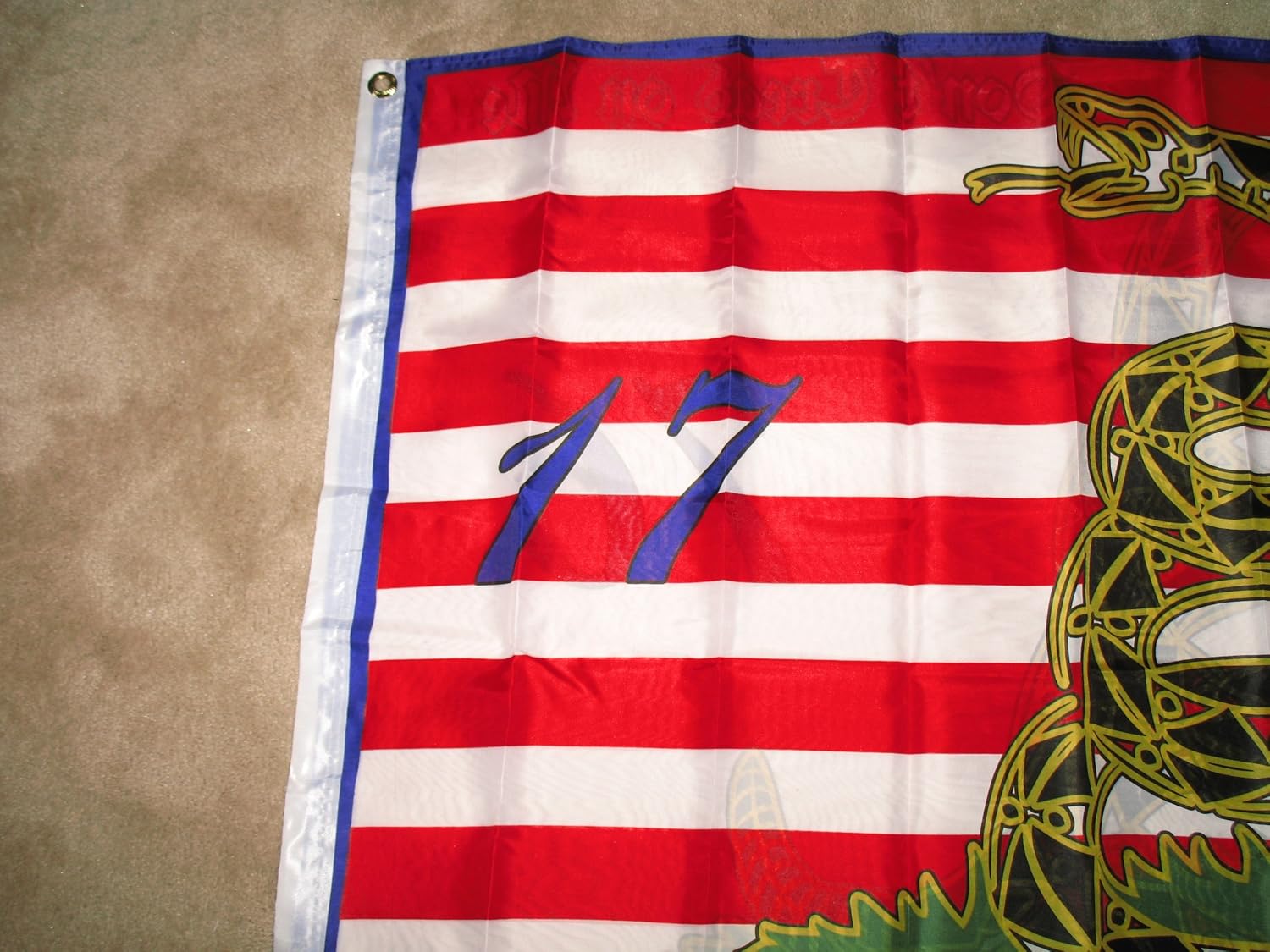 3x5 Gadsden Dont Tread on Me 1776 Flag Tea Party Double Sided Two Sided
