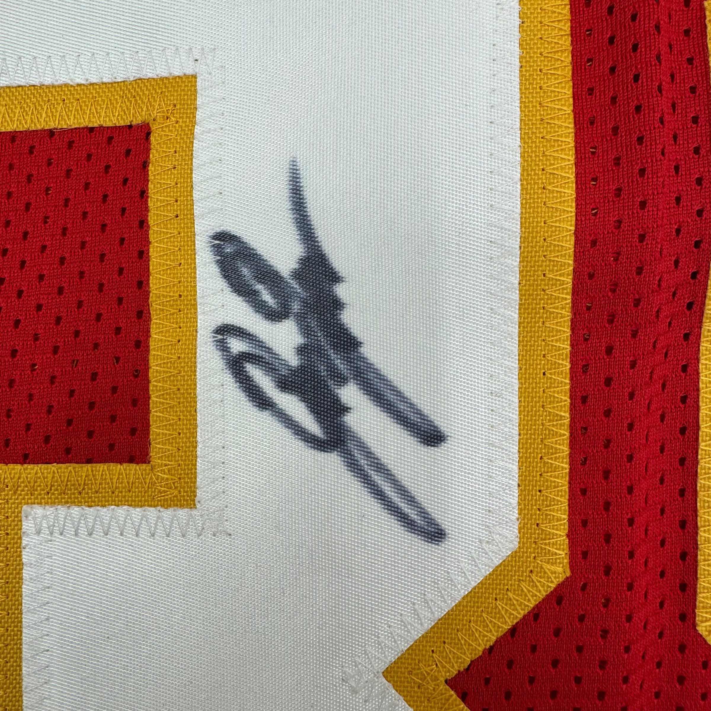Framed Autographed/Signed L'Jarius Sneed 35x39 Kansas City Red