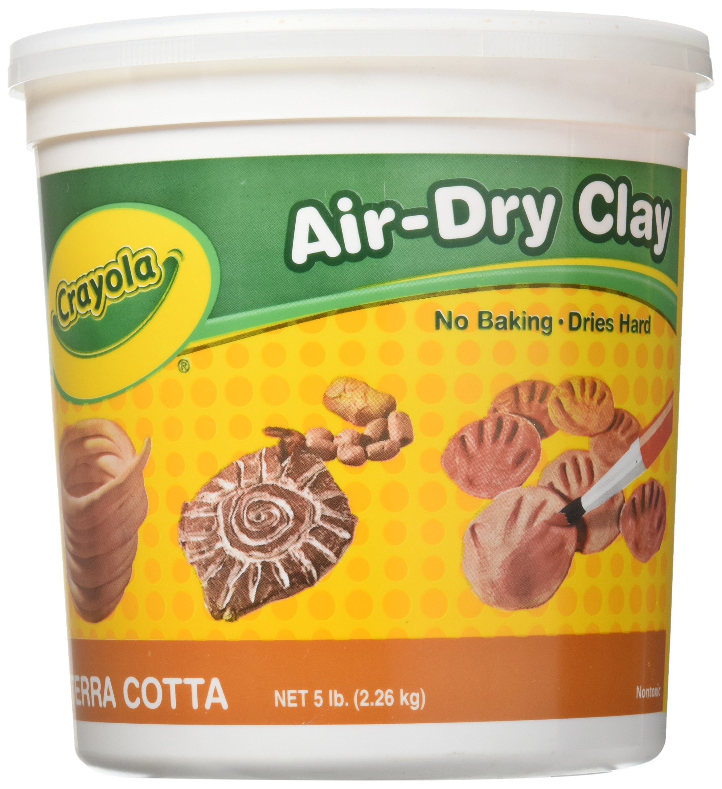 Crayola Air Dry Clay, Terra Cotta, 5 lb. Resealable Bucket, Modeling Clay for Kids Buy Online