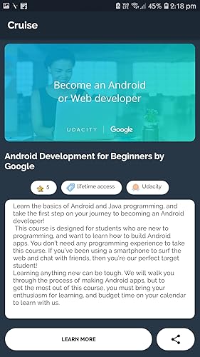 Cruise Learner - Free Online Course Notifier