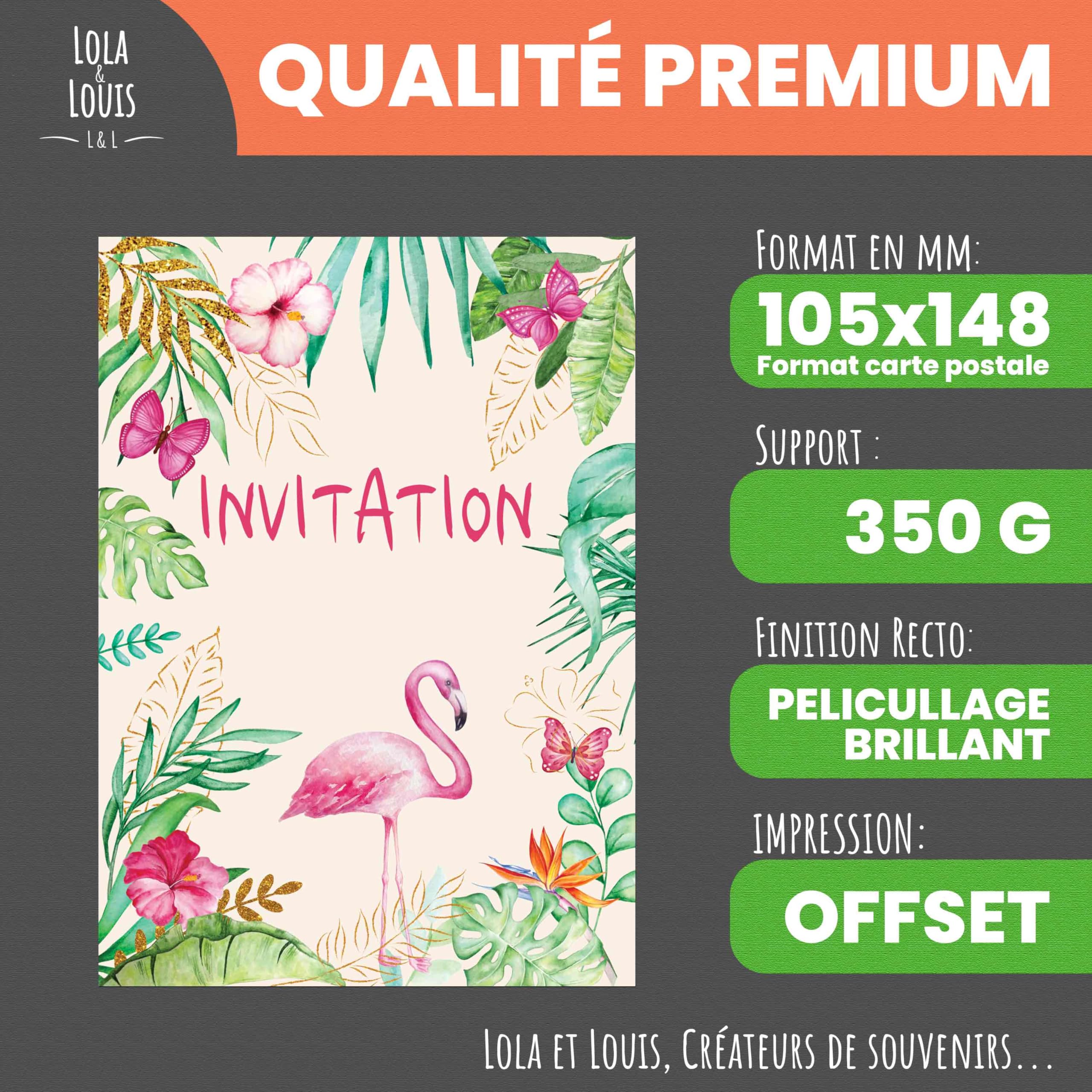 Cartes D'Invitation Anniversaire à Gratter EVTI - Thème Lilo Mixte Avec Enveloppes