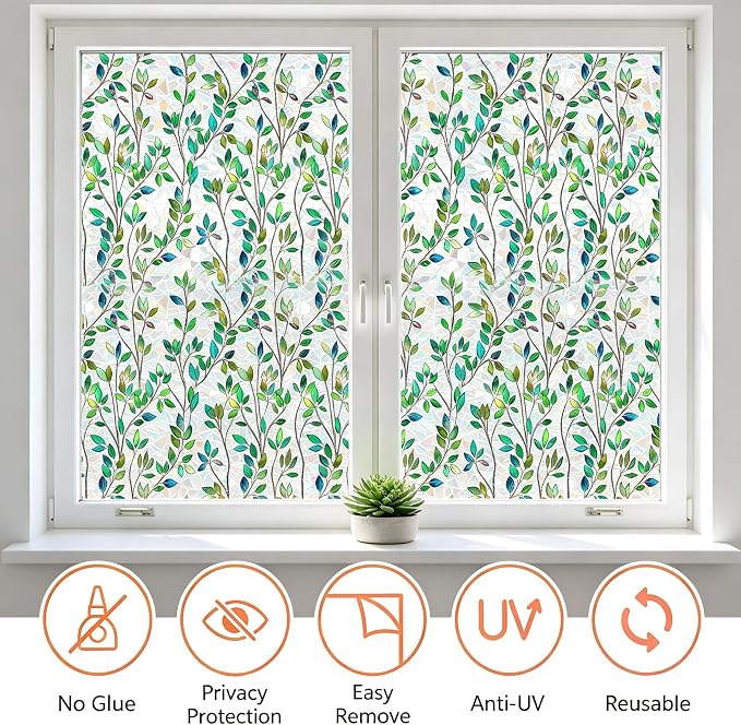 Vinilo Decorativo para Ventana con Efecto Prisma 78.5"x17.5" miniatura 5