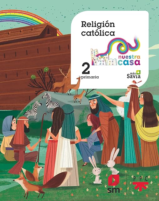 Portada de Religión Católica 2º Educacion Primaria Mas Savia Mec Cast