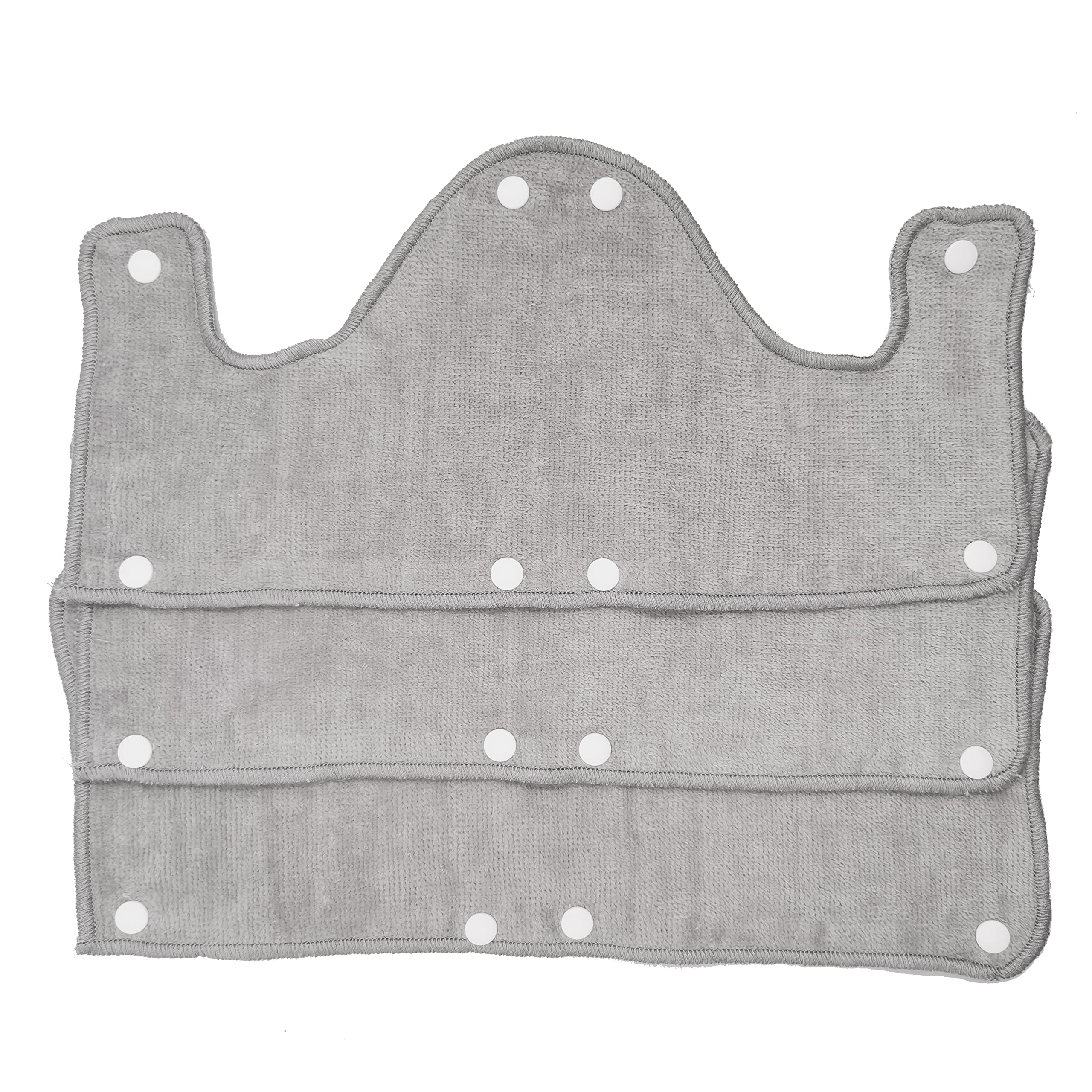 Big Light Gray Hard Hat Sweatband,Reusable Washable Terry Cotton Hard Hat Liner snap on, 3 pcs per Pack
