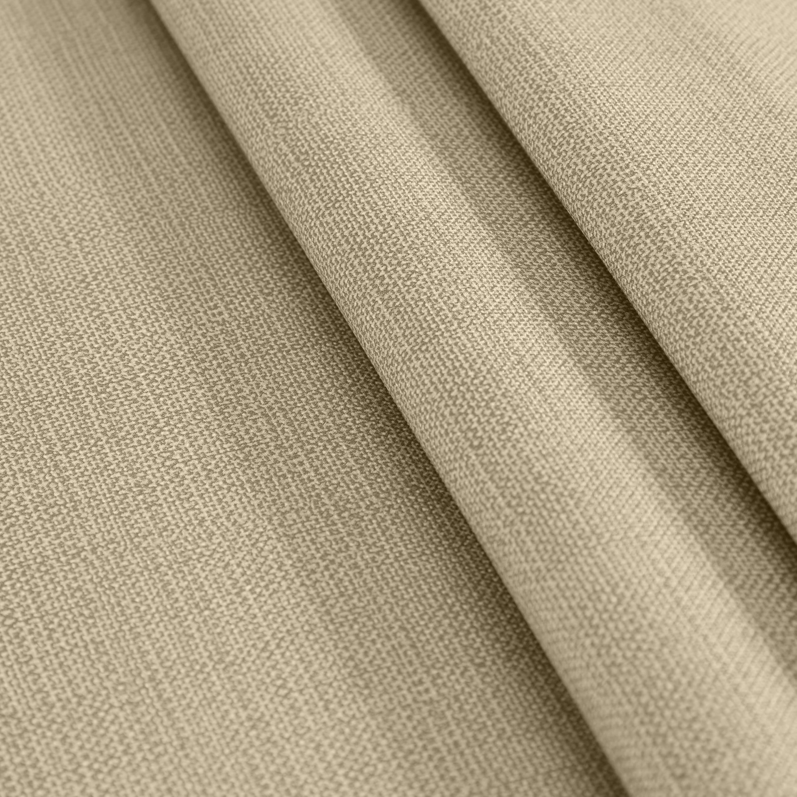 Cafe Hotel Linen Look Solid Color Heavy 4 Gauge Vinyl Flannel Backed Tablecloth, Indoor/Outdoor Wipe Clean Tablecloth, 60 Inch x 84 Inch Oval, Sand