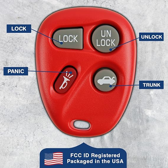 Key Fob Remote for 2001-2007 Chevrolet (10443537)
