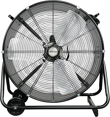 Miniatura 6 de Hurricane HGC736476 - Ventilador de piso de 20 pulgadas serie Pro alta velocidad inclinación ajustable de alta resistencia para uso industrial