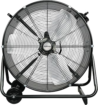 Hurricane Pro Heavy-Duty Drum Fan w/Adjustable Tilt, 24in