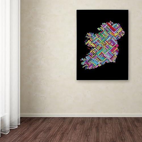 Miniatura 3 de Trademark Fine Art Ireland V by Michael Tompsett - Lienzo decorativo para pared, 22 x 32 pulgadas