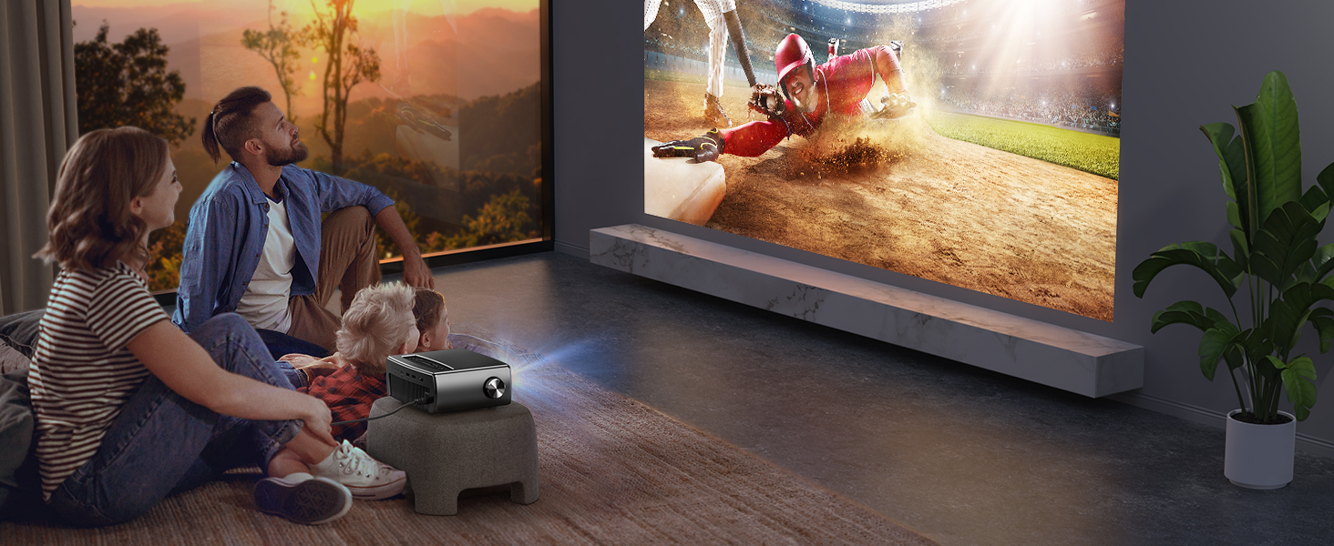 Amazon.com: Projector, CLOKOWE 10000L 1080P HD 5G WiFi Bluetooth