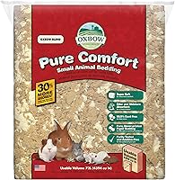 Vista 12 de Oxbow Pure Comfort Ropa de Cama para Animales Pequeños, Arena Absorbente de Olor y Humedad para Caja de Arena de Conejo, Ropa de Cama de Bajo Polvo