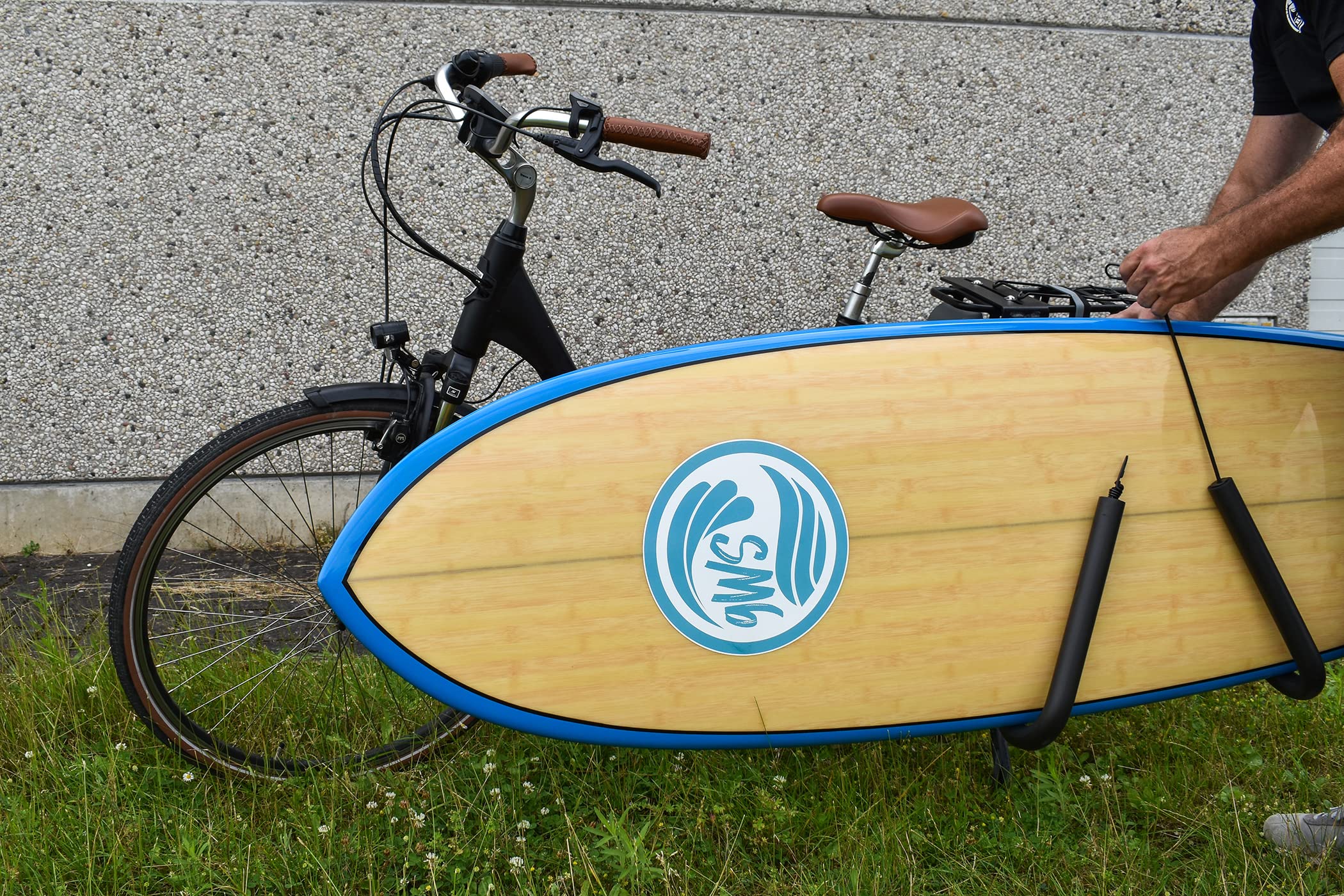 Porte-Surf pour Porte-Bagage 2 Roues (vélo ou Scooter)