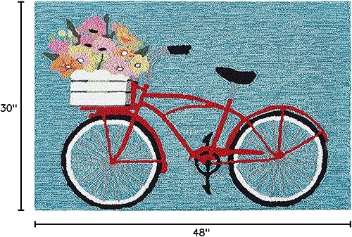 Miniatura 2 de Liora Manne FrontPorch - Alfombra para interiores y exteriores, diseño novedoso, enganchada a mano, resistente a la intemperie, estabilizada a los