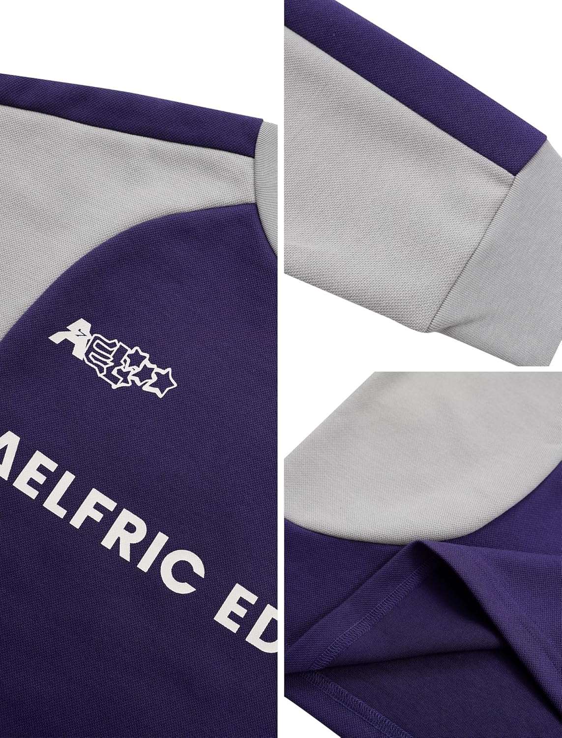 Aelfric Eden Oversized Graphic Sweatshirt for Women Contrast Color Crewneck Long Sleeve Tops Casual Pullover - Image 4