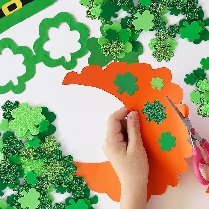 🍀 St. Patrick's Day Crafts: 300+ Shamrock Stickers!