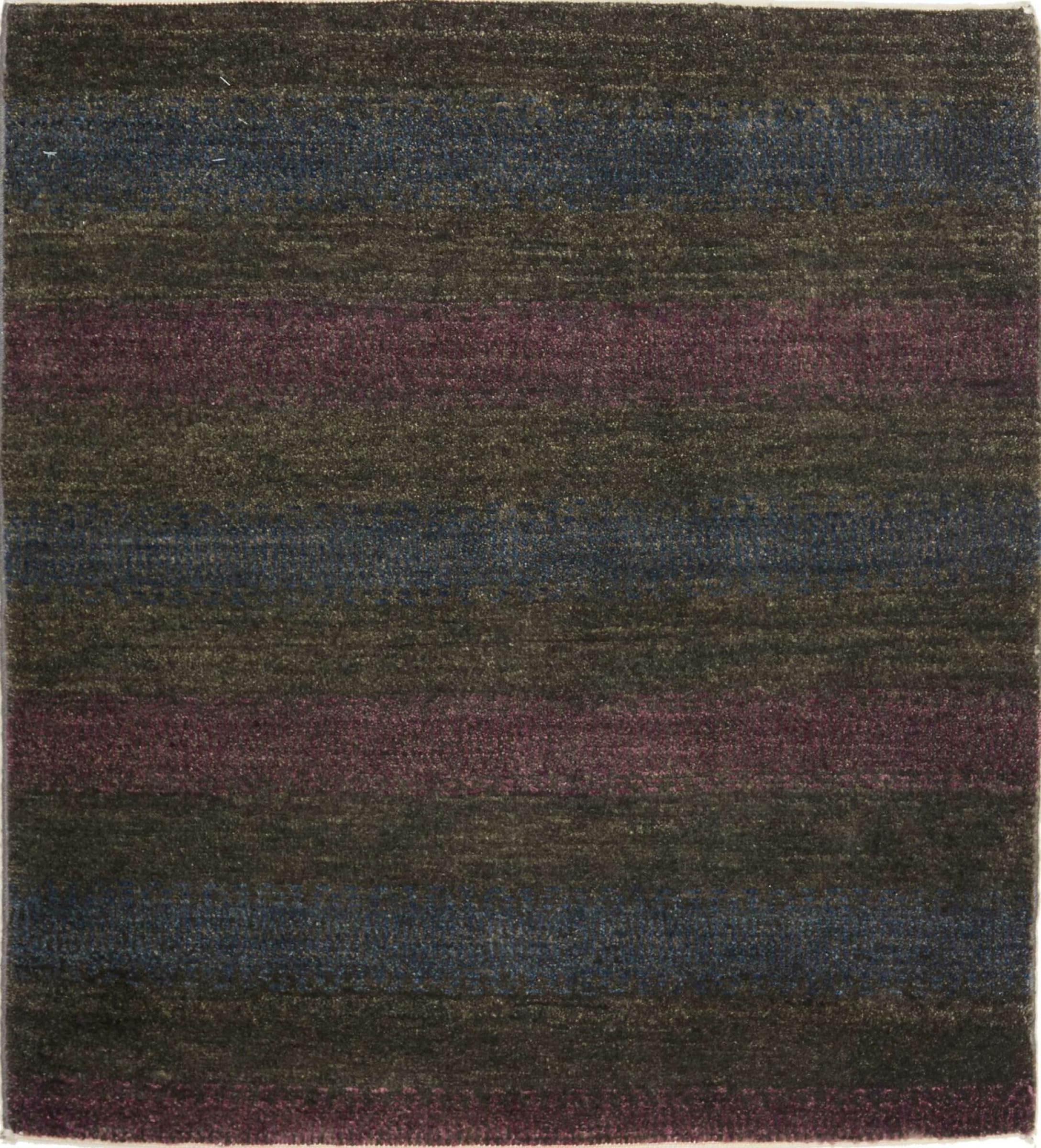 Tapis d'Orient Mahra noué à la main en pure laine du Pakistan au design moderne