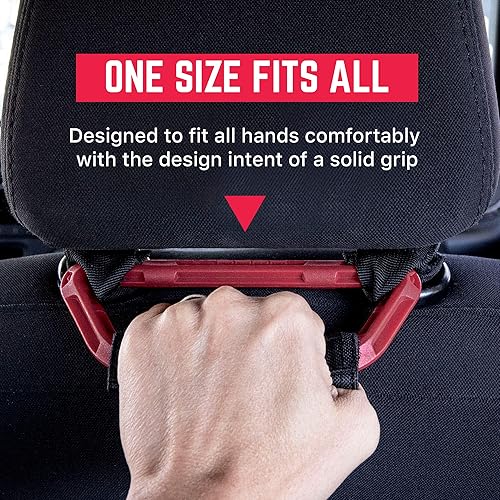 Miniatura 6 de GP BackGrip LITE, agarre de mano para reposacabezas de automóvil para camión y automóvil Wrangler JL JT JK mango para todoterreno, niños y personas