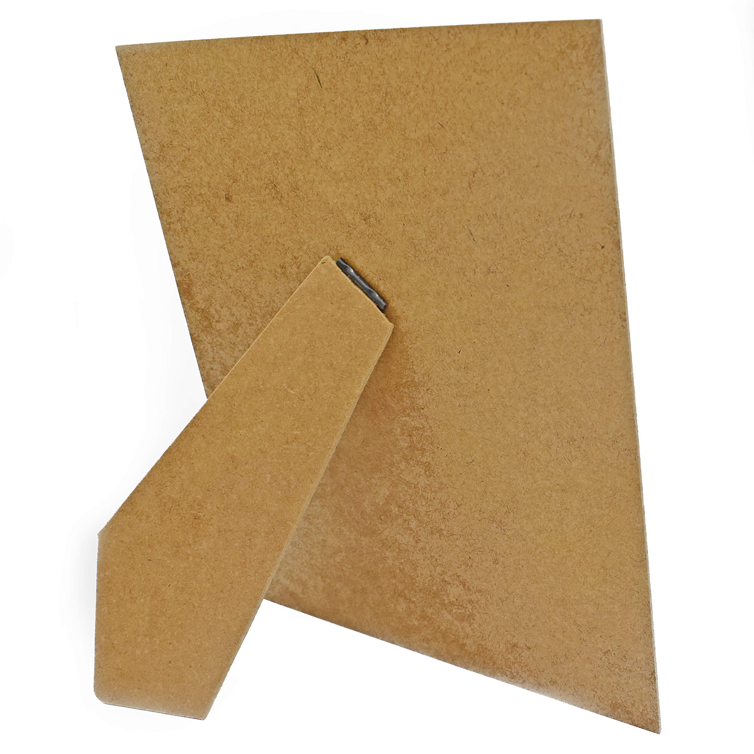 3 x Natural Wood MDF Strut Back Replacements for Photo Frames - 152mm x 102mm (6" x 4") - Type B