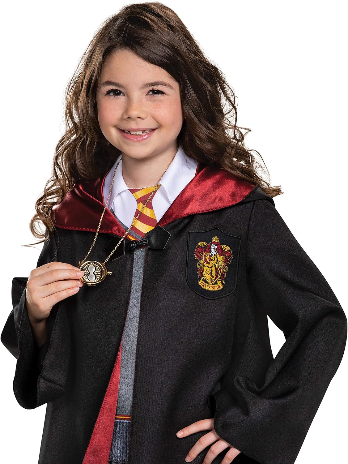 Disguise Harry Potter Hermione Granger Time Turner Necklace, Replica Hour Glass Pendant, Costume Jewelry Gold : Clothing, Shoes & Jewelry