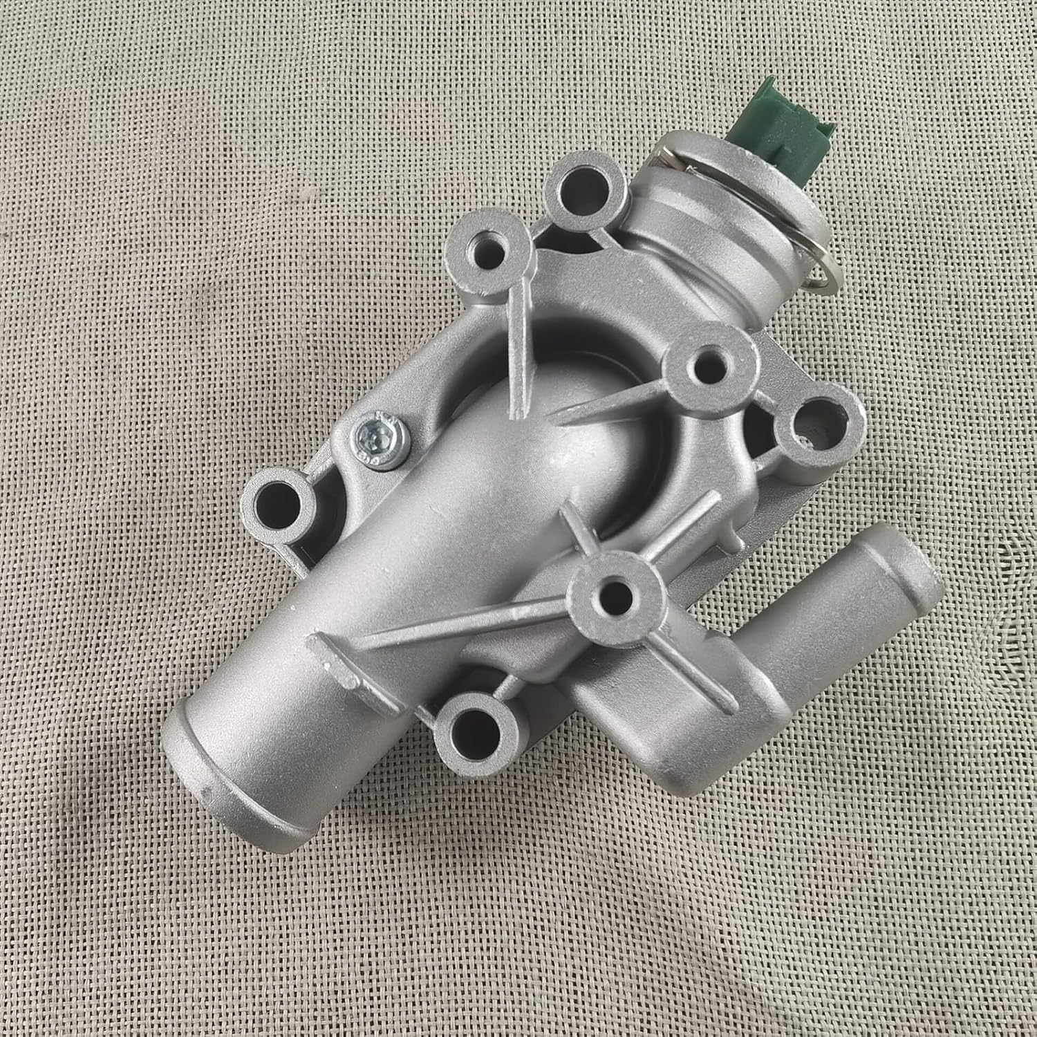 Car Temperature Control Thermostat with Housing Cover Engine Coolant Compatible for 206 207 307 308 1007 1336Z0 1336.Z0 Engine Coolant Thermostat Housing Assembly