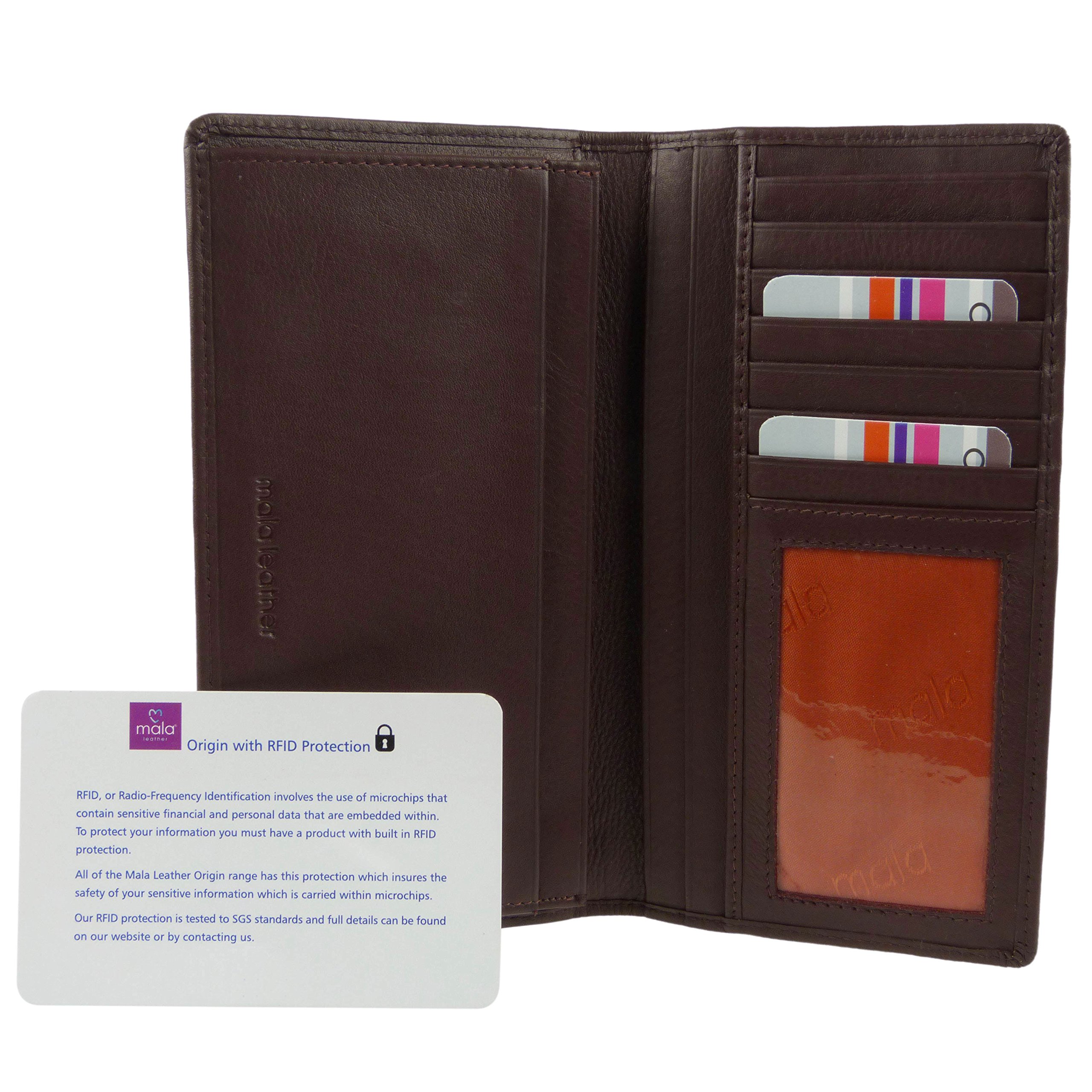 Portamonedas Calidad Suave Marrón Heeren LEDR Colección de Regalo