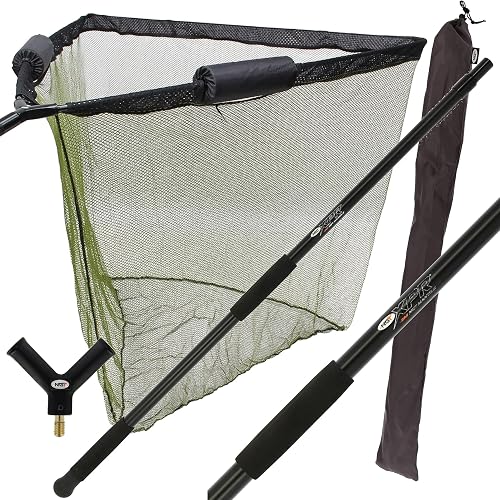 NGT Épuisette Carpe 42" (106,7 cm) Double Flotteur + Manche 2 m + Sac
