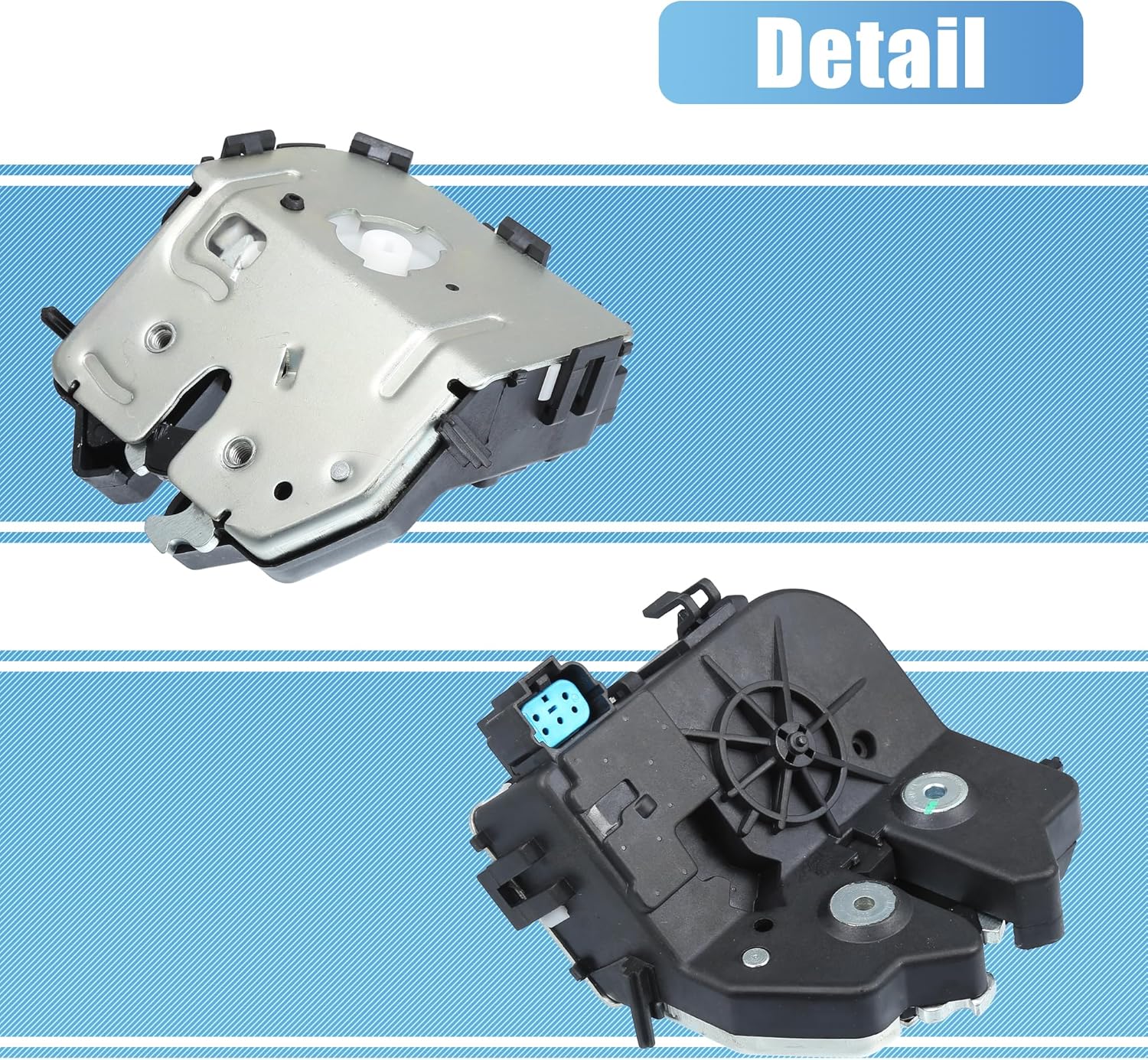 uxcell Rear Door Tailgate Lock Actuator Motor Trunk Latch for Ford Focus 2000-2007 6S4Z-5443150-C Black