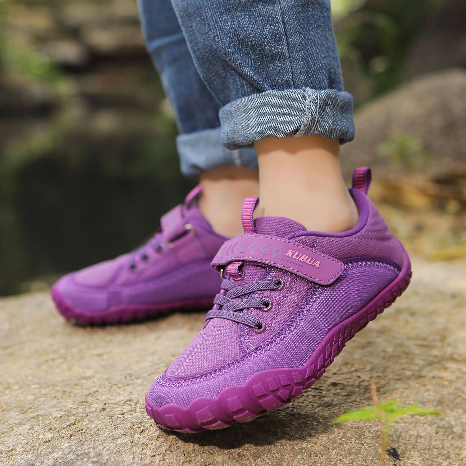 KUBUA Kids Barefoot Shoes Boys Girls Slip On Minimalist Sneakers for Walking Tennis Athletic Hiking Toddler Little Big Kid - Image 7