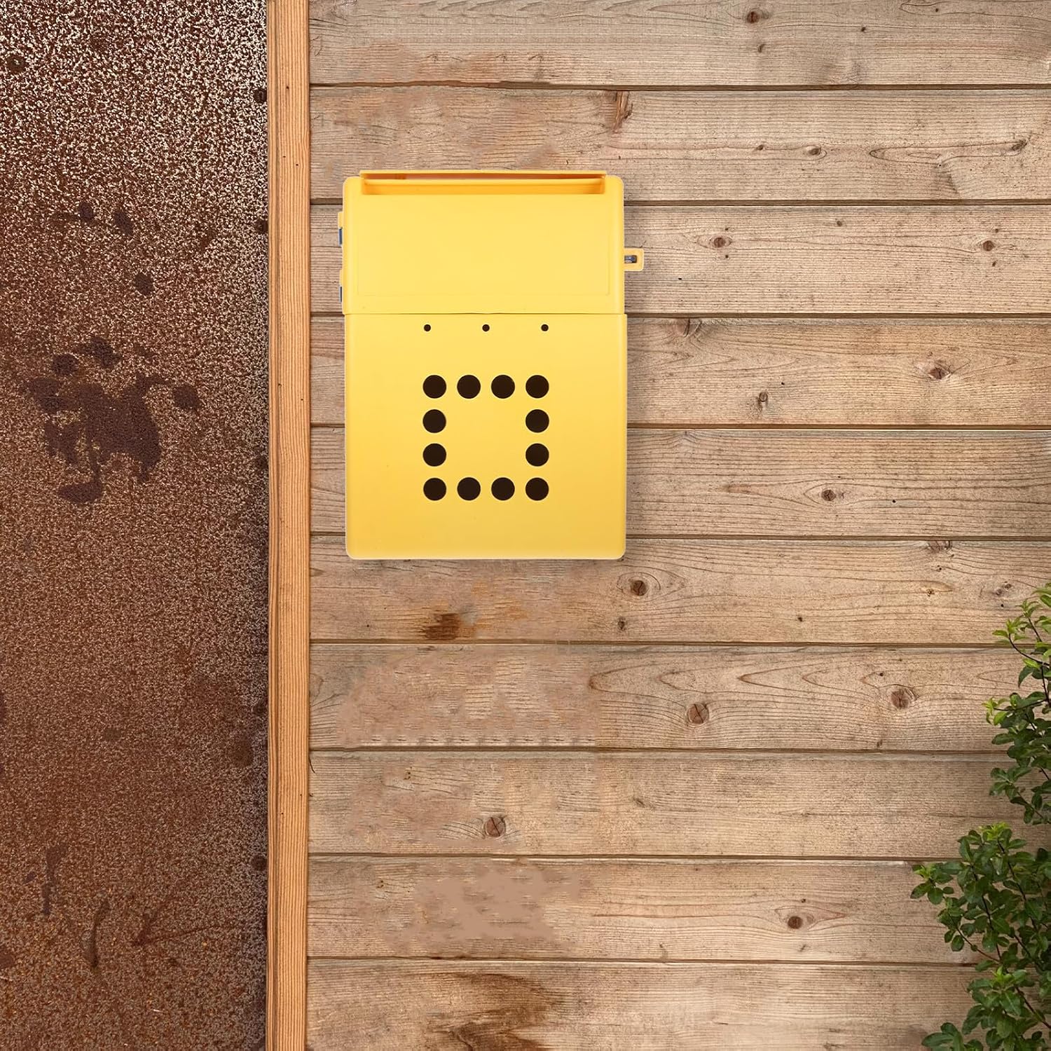 Wall-Mount Locking Mailbox and Voting Storage Box Featuring Safety Lock, Hanging Suggestion Box for Office and Home Use, Public Complaint and Ballot Collection Holder