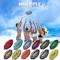 Vista 7 de Wave Runner Grip It - Balón de Fútbol Americano Impermeable de Tamaño Junior, Tamaño 9.25, Duradero y Doble Cordón, Perfecto para Accesorios