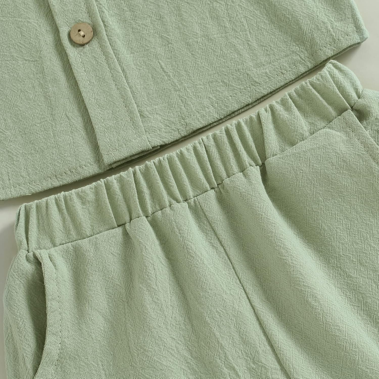 Toddler Baby Boy Easter Outfit Carrot Print Short Sleeve Lapel Button Down Shirt and Shorts Summer Clothes Set - Image 5