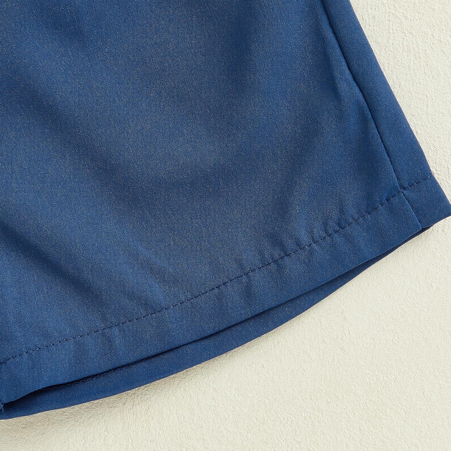 Karuedoo Toddler Baby Boy Easter Outfit Bunny Print Button Down Short Sleeve Shirt and Shorts Set Gentleman Suits - Image 7