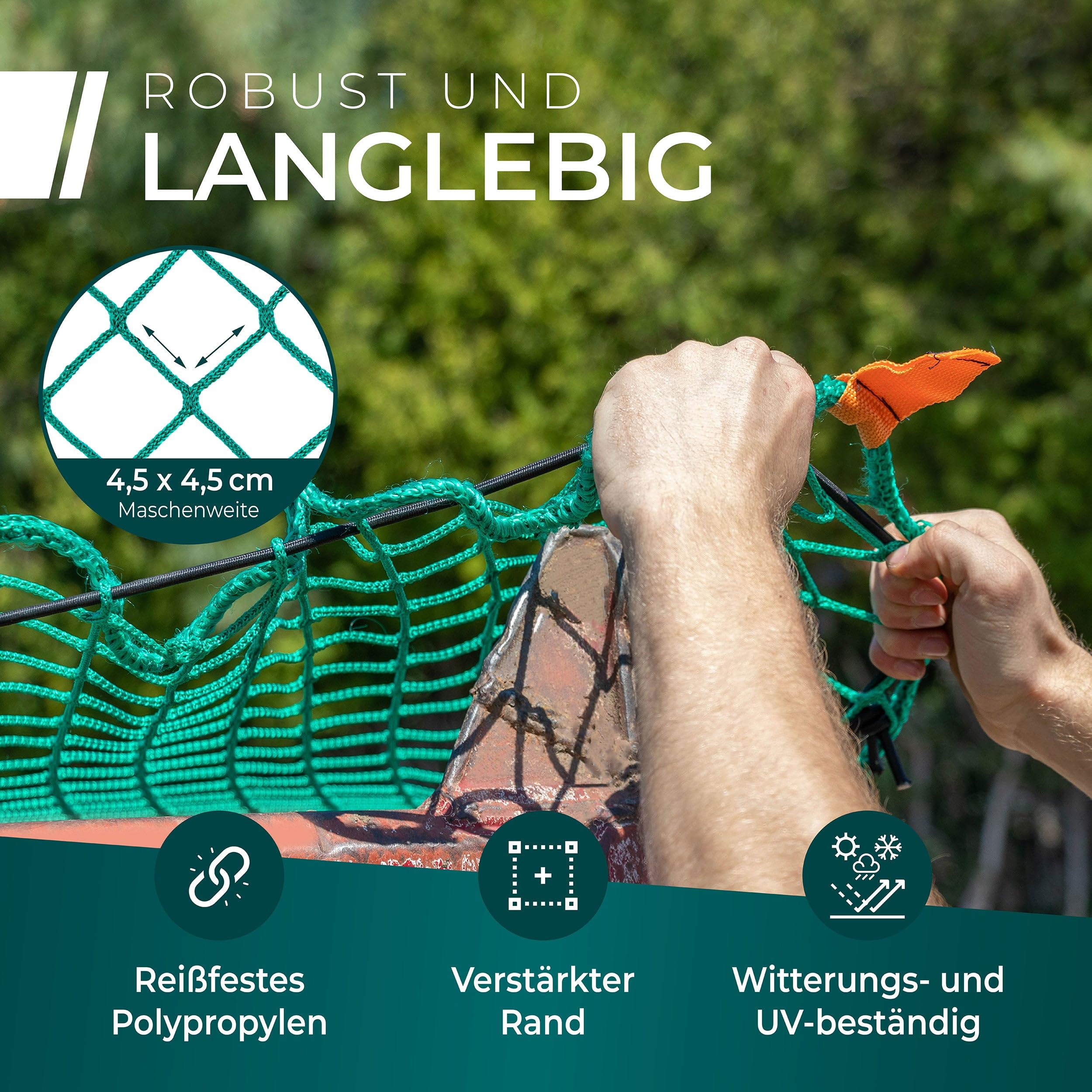 Rete Per Rimorchio CargoVA 2,5x3,5m - Con Ganci, Corda Di Gomma E Sacchetto, Per Fissaggio Carico - Foto 7