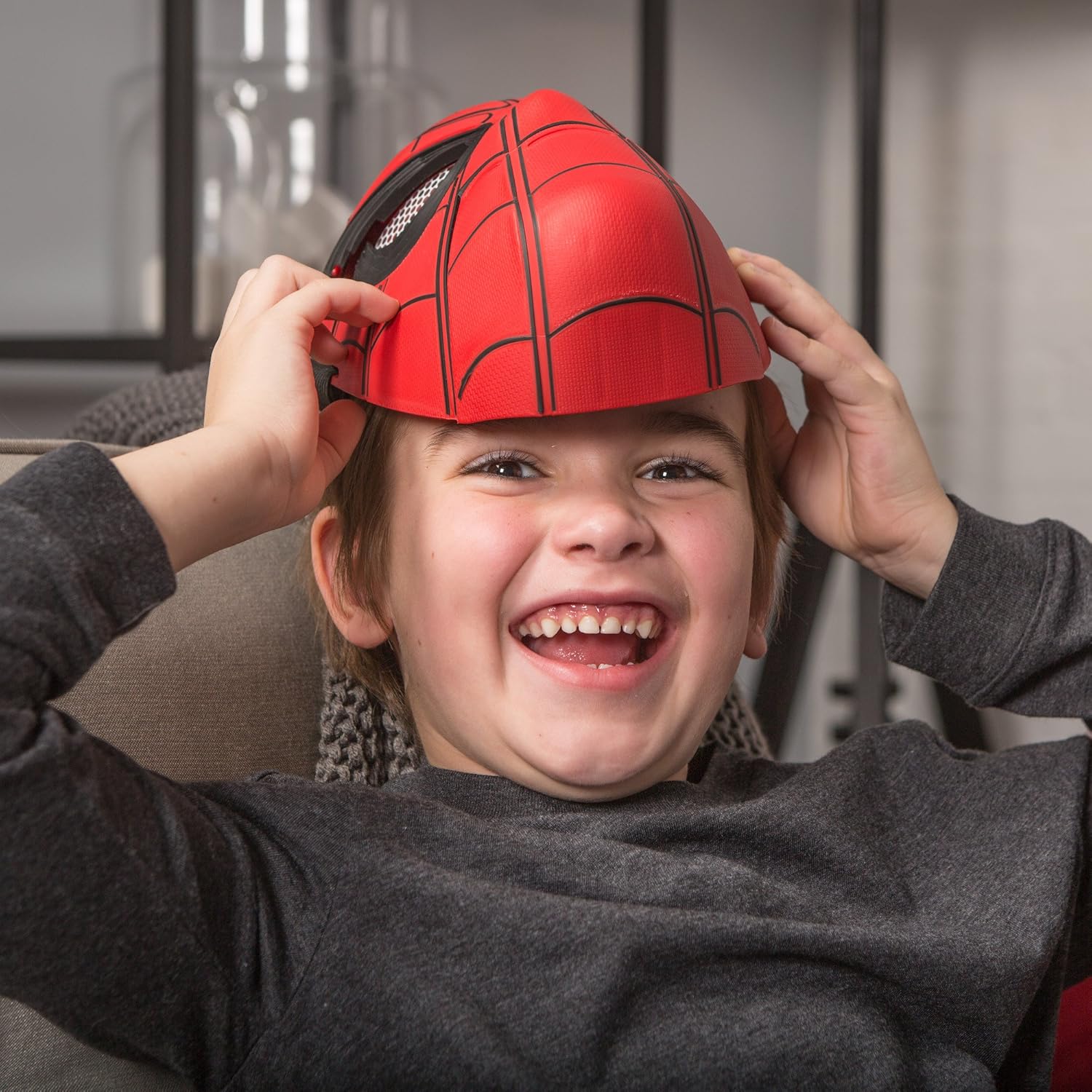 Spider-Man: Homecoming Spider Sight Mask : Clothing, Shoes & Jewelry