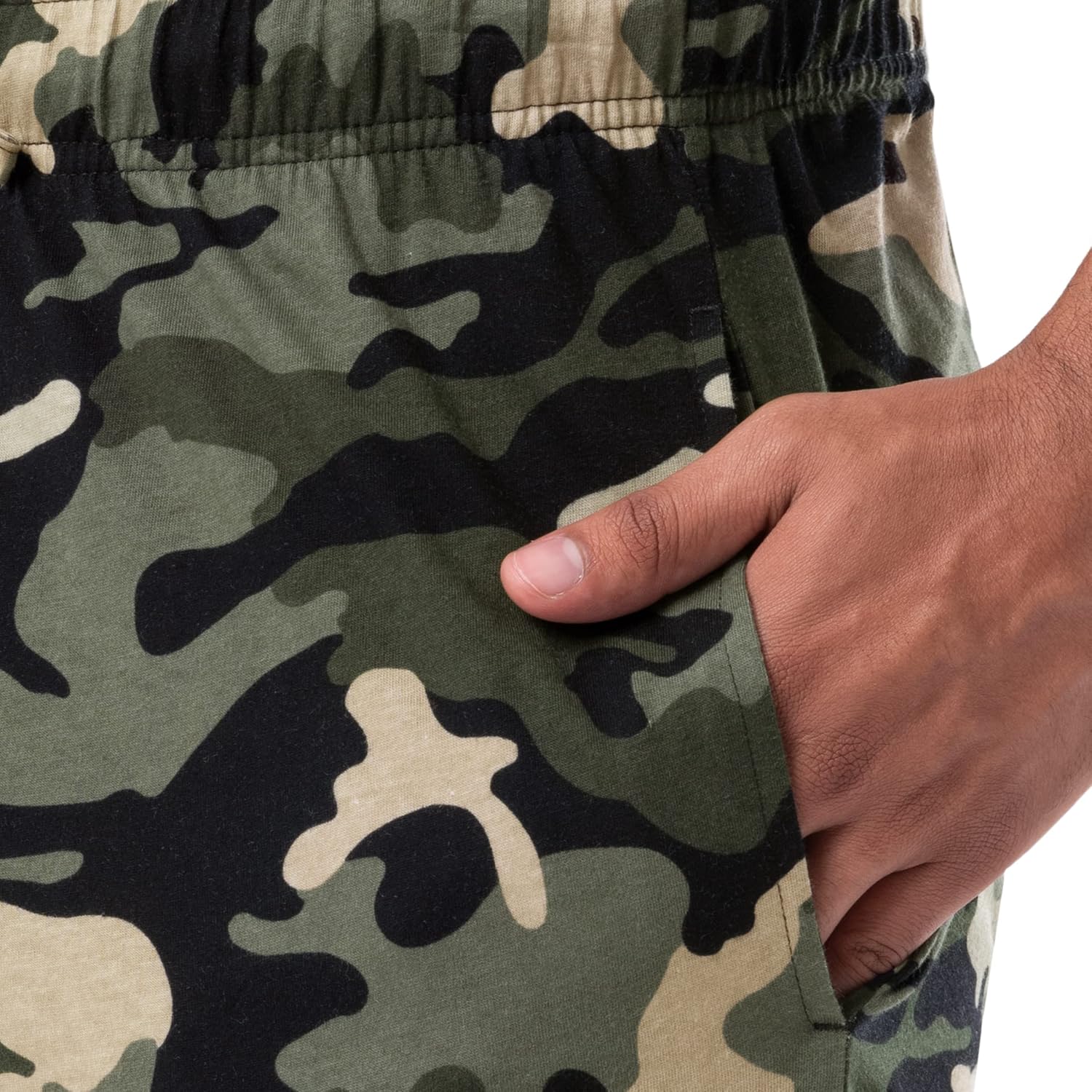 Fruit of the Loom Men's Extended Sizes Jersey Knit Sleep Pajama Lounge Pant (1 & 2 Packs) - Image 4