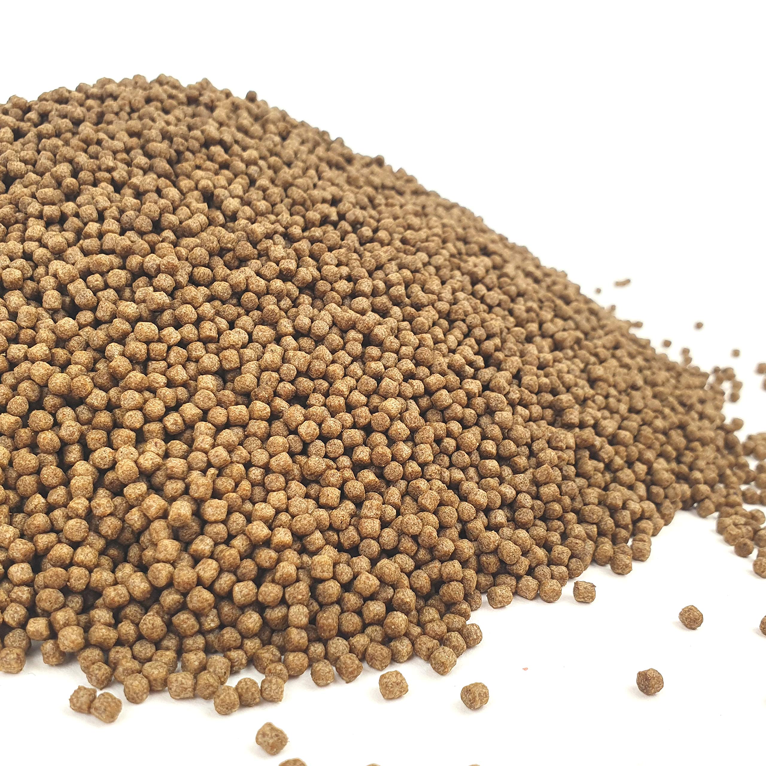 Wheatgerm Pond Pellets Floating Small 3mm - Winter Fish Food Koi Goldfish Tench Carp (1.8kg)