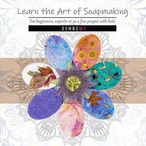 Miniatura 13 de ZenseMe 5.5 libras - Base de jabón de leche de cabra Kit de suministros para derretir y verter para hacer jabón, sin SLS/SLES y PEG Los mejores