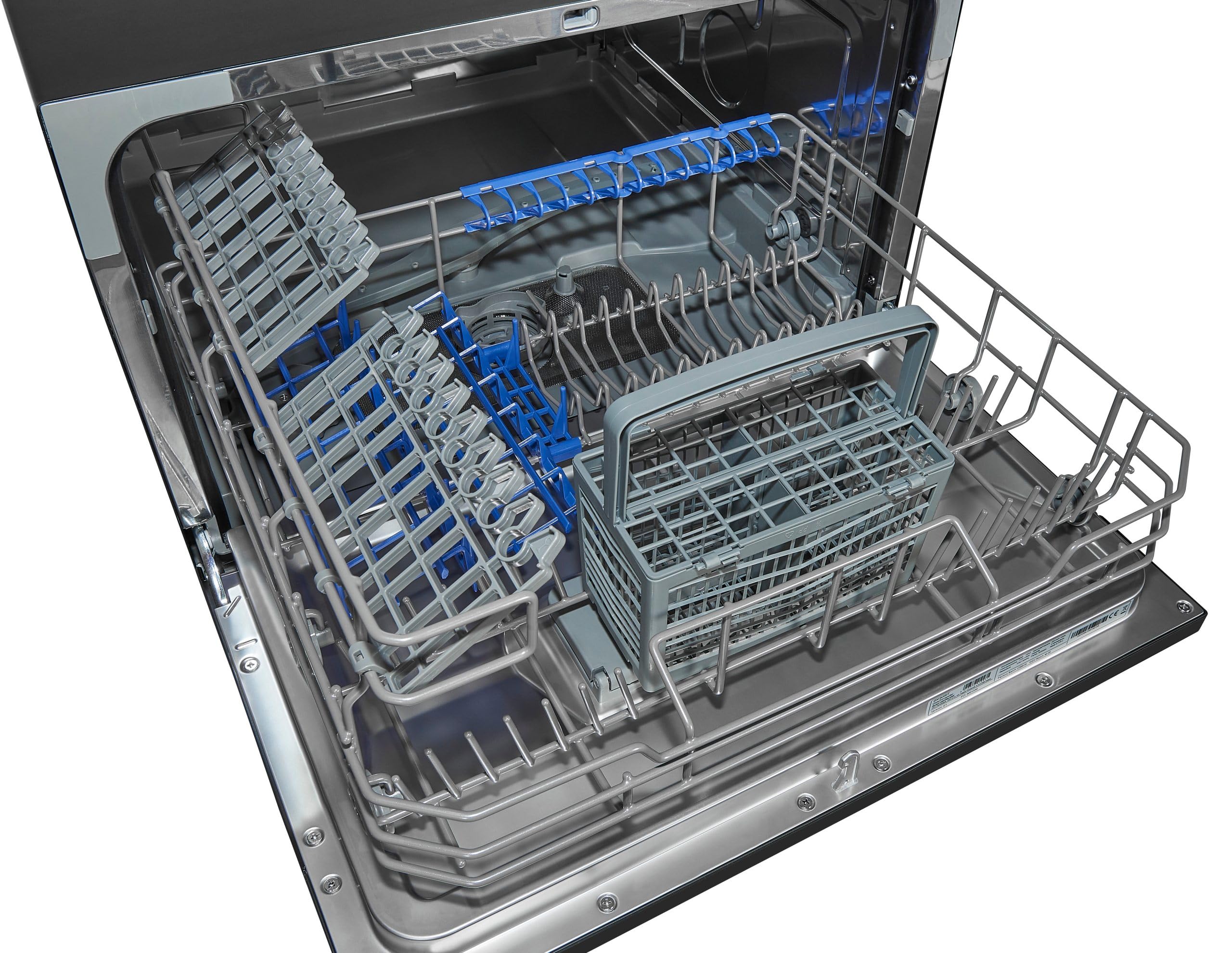 Lavavajillas integrable 60 cm Exquisit EGSP1060-E-030D | 6 programas de lavado rápido | Bajo consumo energético | Silencioso | Lavado rápido, bajo consumo energético, integración total y funcionamiento silencioso para cocina