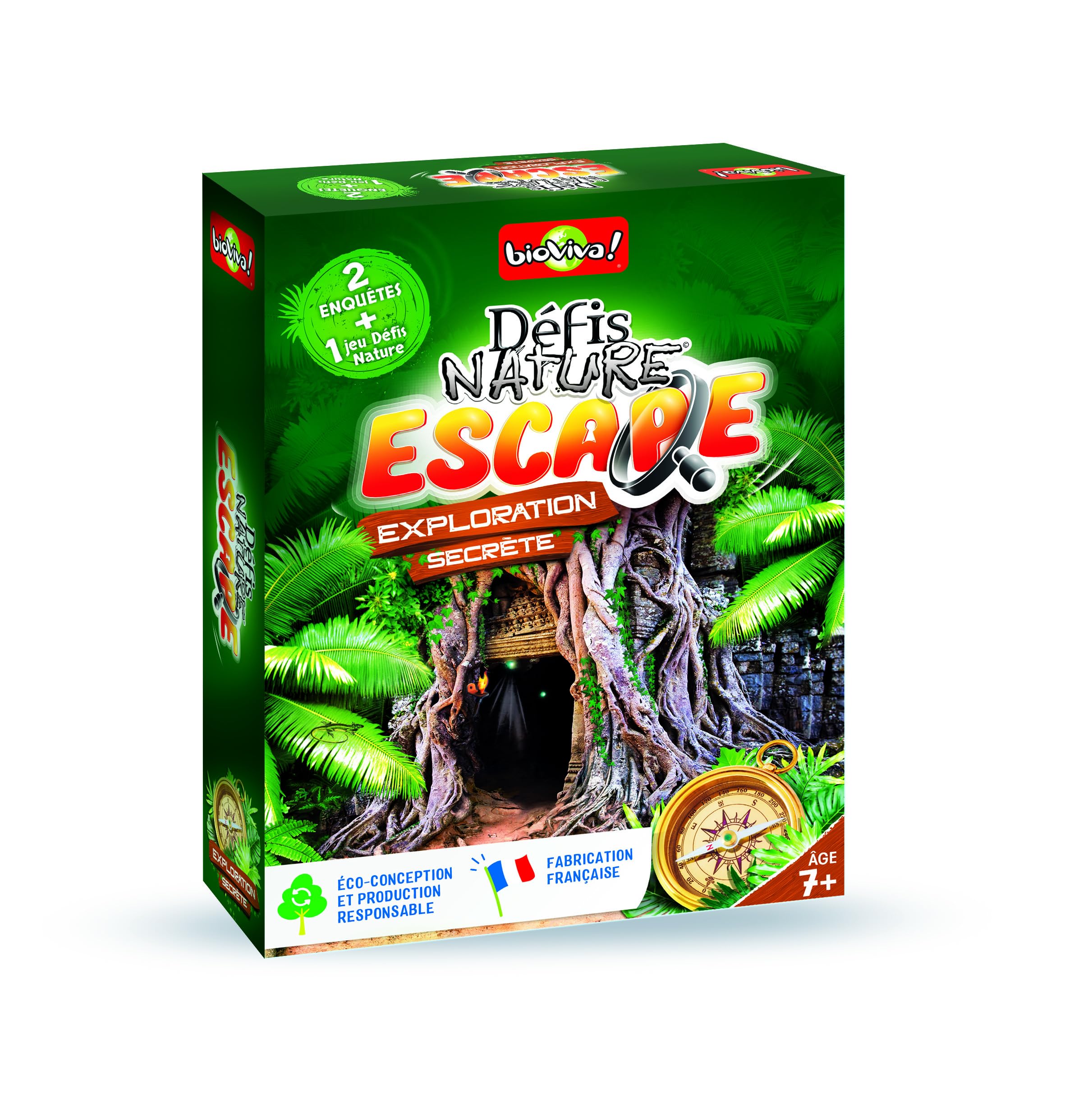 BIOVIVA - Challenges nature escape - Secret exploration - Playful board game from 7 years - 280280