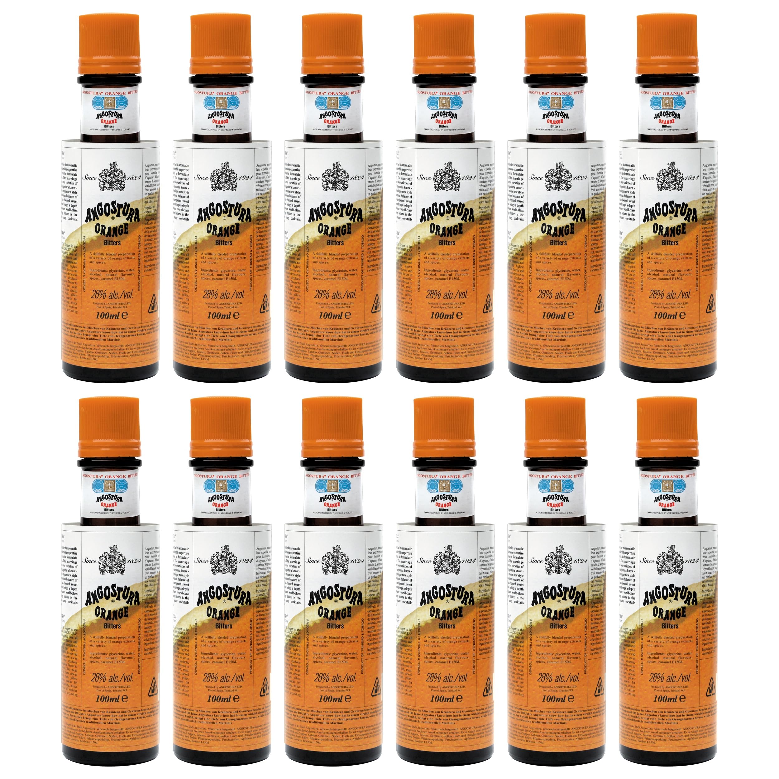 Angostura Bitter mit Orange Bitter Trinidad und Tobago inkl. FeinWert E-Book (12 x 0.1 l)