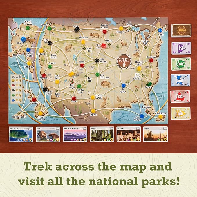 Underdog Games Trekking The National Parks miniatura 2