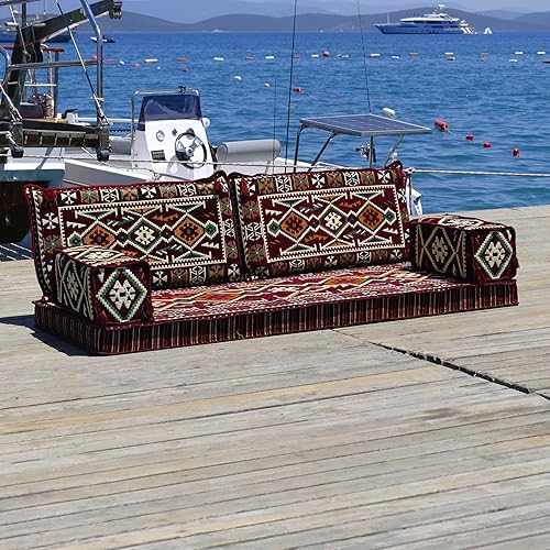Miniatura 2 de Arabic Majlis Sofa For Living Room, Arabic Furniture, Arabic Jalsa, Arabic Couches, Loveseat, Bench Cushions, Pallet Sofas, Moroccan Sofa