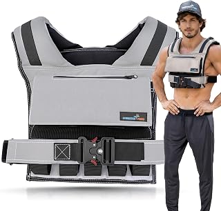Weighted Vest Adjustable for Men and Women – Workout Weight Training Vest for Fitness, Running, Strength, Exercise & Cross Training