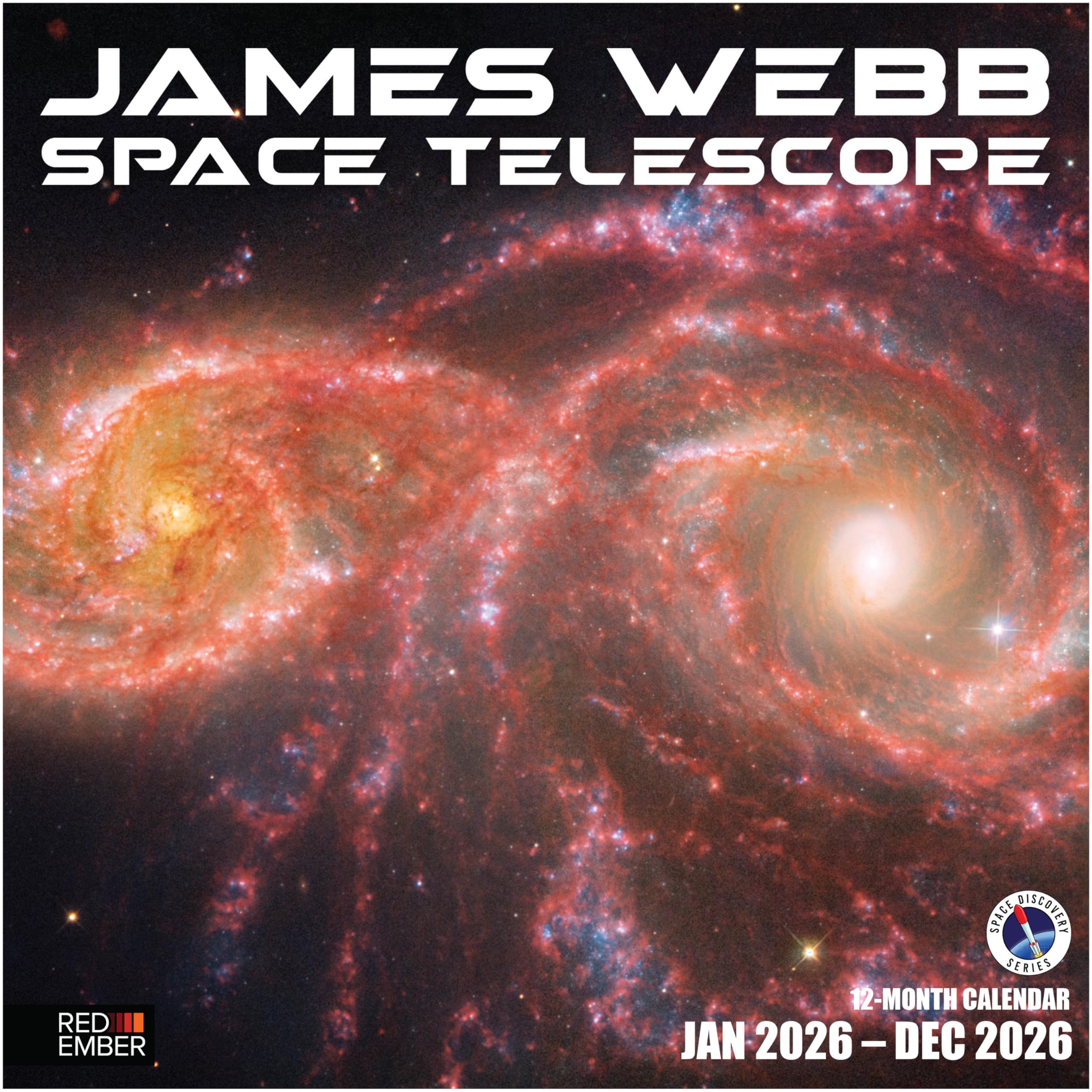 Locker.Ink | Get Ready for Spring 2026 with These Beautiful Wall Calendars RED EMBER James Webb Space Telescope 2026 Wall Calendar