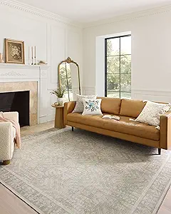 Rifle Paper Co. x  Loloi  Maison Collection MAO-02 Bough Natural 5'-0" x 7'-6" Area Rug