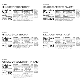 Kellogg's Breakfast Cereal Cups, Kids Snacks, Family Breakfast, Variety Pack (24 Cups)