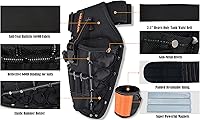 Vista 8 de 3-In1 Drill Holster Set w/Strong Magnetic Wristband & Solid 2 inch Belts for Men, Drill Holder, Tool Belt Drill Holder, 12v Power Tool Holster
