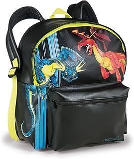 40790.0 Dragons Zaino In Finta Pelle, Motivo: Drago, 36 X 41 X 15,5 Cm